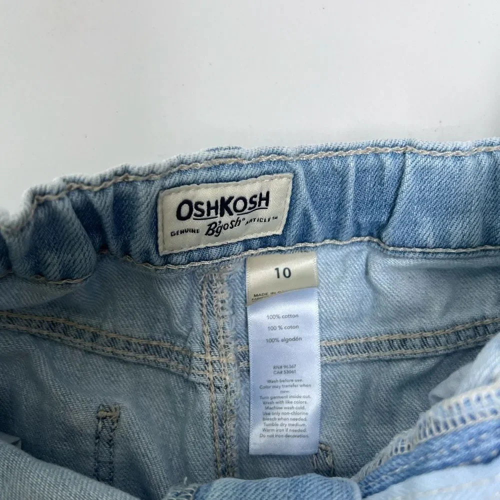 OshKosh B'gosh Youth Girl's Size 10 Denim Jean Skirt